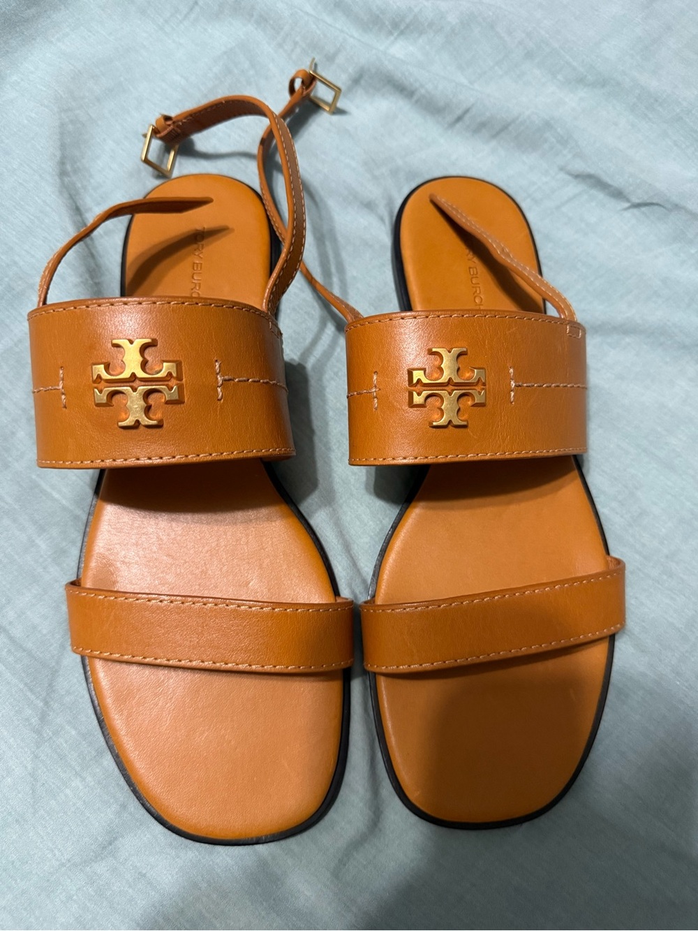 Tory Burch Mini Every Back Strap leather Sandals - Picture 2 of 6